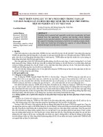 Phát triển năng lực tư duy phản biện trong tạo lập văn bản nghị luận xã hội cho học sinh trung học phổ thông: Một số nghiên cứu từ Việt Nam