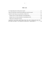 luận văn lập và trình bày báo cáo kế toán trong doanh nghiệp 