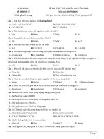 Đề thi THPT QG năm 2020   môn hóa học   lovebook   đề số 7