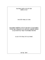 Đại diện không có ủy quyền và đại diện vượt quá phạm vi ủy quyền trong pháp luật dân sự Việt Nam hiện hành