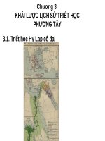 Bài giảng Triết học - Chương 3
