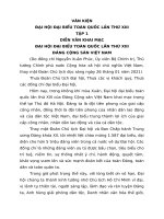 Văn kiện Đại hội đại biểu toàn quốc lần thứ XIII tập 1