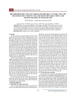 Đổi mới hình thức ôn tập cuối kì cho môn học “Văn học Anh Mĩ” nhằm phát huy tính tự chủ cho sinh viên khoa tiếng Anh trường Đại học Sư phạm Hà Nội