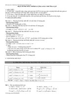 mot so phuong trinh luong giap thuong gap vip