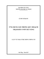Ứng dụng gis trong quy hoạch trạm bts vnpt đà nẵng  