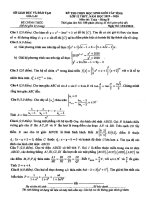 Đề thi học sinh giỏi môn Toán lớp 12 cấp tỉnh năm 2019-2020 - Sở GD&ĐT Gia Lai