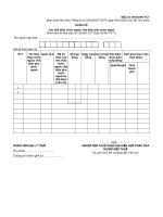 Mẫu Bảng kê các nhà thầu nước ngoài, nhà thầu phụ nước ngoài (Mẫu số: BK04-ĐK-TCT)