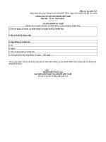 Mẫu Tờ khai đăng ký thuế dùng cho cơ quan, tổ chức, cá nhân được cơ quan thuế ủy nhiệm thu (Mẫu số: 04.4-ĐK-TCT)