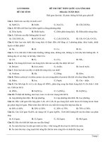 Đề thi THPT QG năm 2020   môn hóa học   lovebook   đề số 9