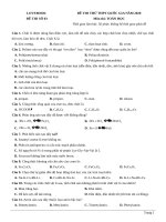 Đề thi THPT QG năm 2020   môn hóa học   lovebook   đề số 3