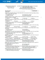 Đáp án Đề thi tốt nghiệp THPT môn GDCD năm 2020 mã đề 301