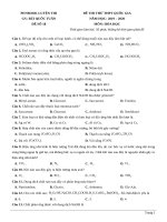 PENBOOK LUYỆN THI THPT QUỐC GIA môn hóa năm 2020 đề 18