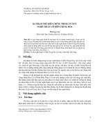 Ba phạm trù biện chứng trong tư duy nghệ thuật cổ điển Trung Hoa