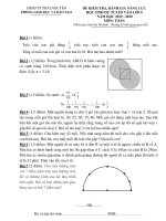 Đề tuyển sinh vào lớp 6 môn Toán năm 2019-2020 - Phòng GD&ĐT Thái Nguyên