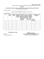 Mẫu Bảng kê các hợp đồng nhà thầu nước ngoài, nhà thầu phụ nước ngoài nộp thuế thông qua Bên Việt Nam (Mẫu số: 04.1-ĐK-TCT-BK)