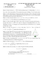 Đề thi học sinh giỏi môn Toán lớp 12 cấp tỉnh năm 2020-2021 - Sở GD&ĐT Hà Tĩnh