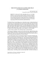 Một số nét cơ bản về tư tưởng một số nét cơ bản về tư tưởng nghệ thuật của Haruki murakami