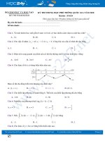 Đề thi minh họa THPTQG môn Toán năm 2020 Bộ GD&ĐT