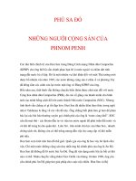 PHÙ SA ĐỎ - NHỮNG NGƯỜI CỘNG SẢN CỦA PHNOM PENH
