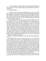 Vận dụng tư tưởng Hồ Chí Minh về đoàn kết dân tộc