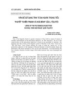 Vấn đề sử dụng tính từ đa nghĩa trong tiểu thuyết "Chiến tranh và hoà bình" của L.Tôlxtôi