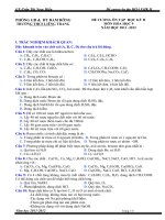 DE CUONG ON TAP HOA 9 HOC KY II