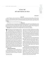 Về bài trí đồ thờ trong di tích