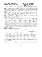 Đề thi học sinh giỏi môn Địa lí lớp 11 cấp trường năm 2019-2020 - Trường THPT Nguyễn Huệ, Phú Yên