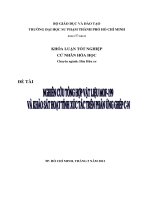 Luận văn tốt nghiệp nghiên cứu tổng hợp vật liệu mof 199 và khảo sát hoạt tính xúc tác trên phản ứng ghép c n 