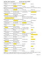 Bộ đề thi thử TN THPT 2021 môn Hóa chuẩn đề minh họa P3 giải chi tiết