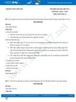 Đề kiểm tra bài viết số 2 năm 2019 môn Ngữ Văn 12 - Trường THPT Bến Tre