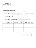 Mẫu Bảng kê hóa đơn chưa sử dụng của tổ chức, cá nhân chuyển địa điểm kinh doanh khác địa bàn cơ quan thuế quản lý (Mẫu: BK01/AC)