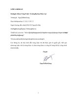 Một số giải pháp quản lý chi phí trong xây dựng công trình thủy lợi tỉnh Tuyên Quang (Luận văn thạc sĩ file word)