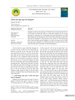 Chính sách ngôn ngữ của Singapore