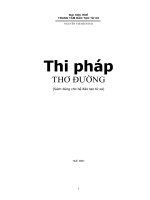 Thi pháp thơ Đường