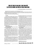 Công tác phục vụ bạn đọc là học sinh điếc tại thư viện trường Cao đẳng Sư phạm Trung ương