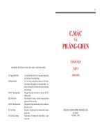 Toàn tập về C.Mác và Ph.Ăng-ghen - Tập 3