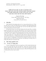 Thiết kế tài liệu tự học có hướng dẫn theo nội dung bài tập với bài phản ứng hạt nhân – Một biện pháp rèn luyện năng lực tự học cho học sinh chuyên Hóa phổ thông