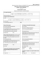 Mẫu Tờ khai đăng ký thuế dùng cho hộ kinh doanh, cá nhân kinh doanh (Mẫu số: 03-ĐK-TCT)