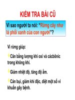 THUC VAT BAO VE DAT NGUON NUOC