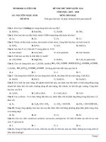 PENBOOK LUYỆN THI THPT QUỐC GIA môn hóa năm 2020 đề 1