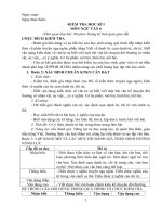 Bộ đề kiểm tra ngữ văn 6789 học kì 1 (có ma trận, đề, đáp án chi tiết gồm nhiều đề)