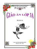 Trang bia Giao an Lop 3A