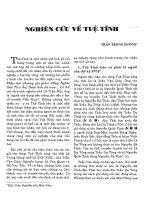 Nghiên cứu về Tuệ Tĩnh