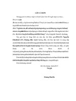 Nghiên cứu, đề xuất một số giải pháp nâng cao chất lượng công tác thẩm định các công rình đầu tư xây dựng cơ bản thuộc nguồn vốn ngân sách trên địa bàn huyện Sơn Động, tỉnh Bắc Giang (Luận văn thạc sĩ file word)