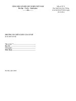 Phương án chữa cháy cơ sở