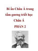 Bí ẩn Châu Á trong tấm gương triết học Châu Á PHẦN 2