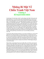 Những Bí Mật Về Chiến Tranh Việt Nam - Chương 4 Kế hoạch khiêu khích
