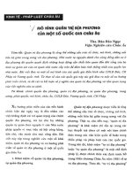 Mô hình quản trị địa phương của một số quốc gia Châu Âu