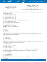 Đề thi thử tốt nghiệp THPT năm 2020 môn GDCD có đáp án Trường THPT Yên Lạc 2